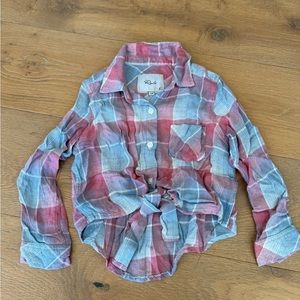 💙 Rails Girls Plaid Button Down Shirt 4-5 💙 $10 when you buy 4 or more 💙